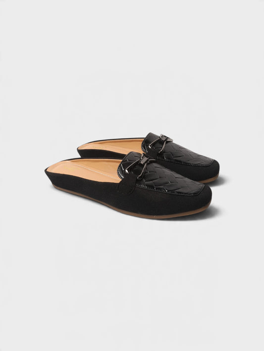Black Formal Mules 8007253