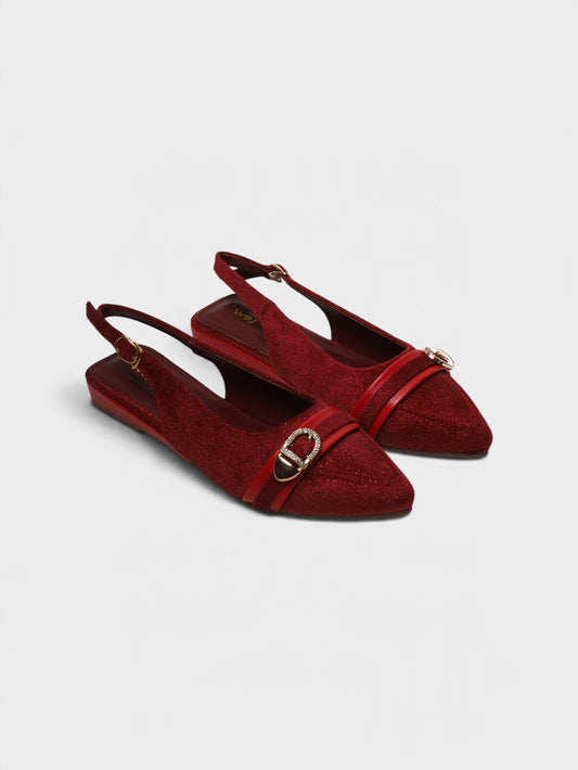 Red Formal Mules 8002383