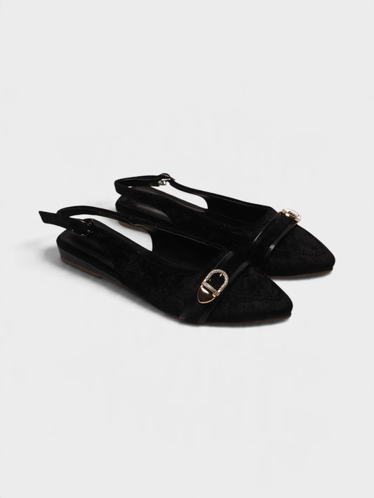 Black Formal Mules 8002383