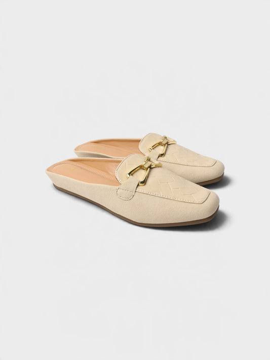 Beige Formal Mules 8007253