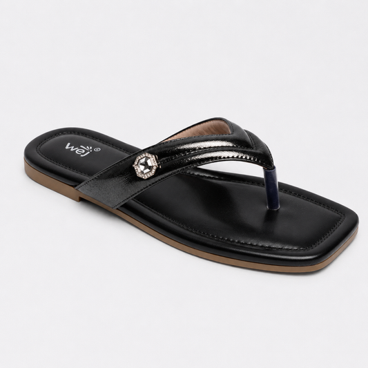 Black Casual Slipper 800186