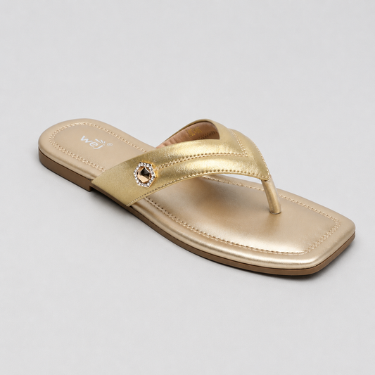 Gold Casual Slipper 800186