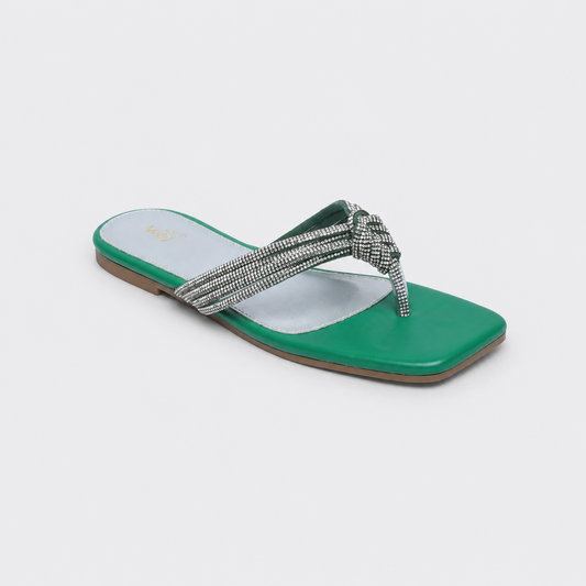Green Casual Slipper 800185