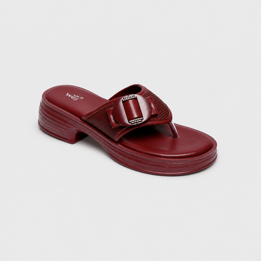 Maroon Casual Slipper 800198