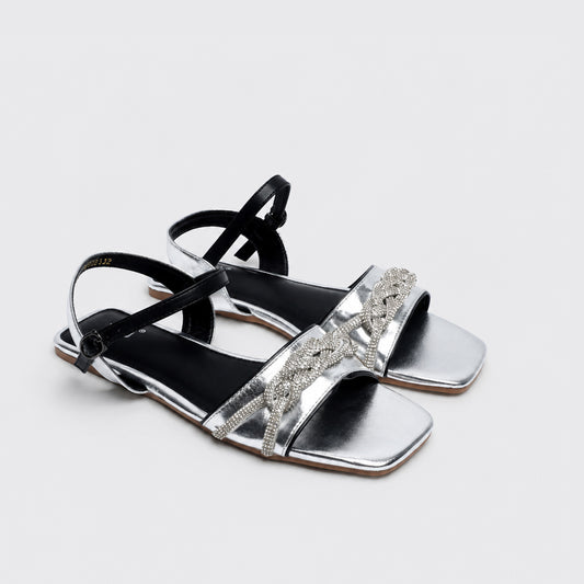 Silver Formal Sandals 8002332