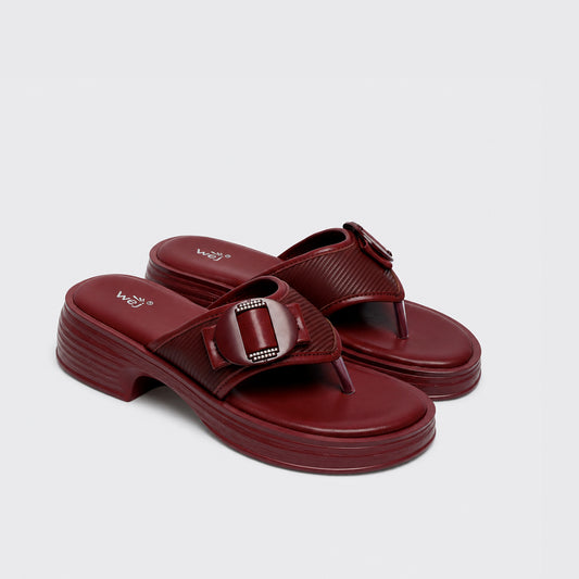Maroon Casual Slipper 800198