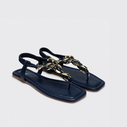 Navy Casual Chappal 8001102