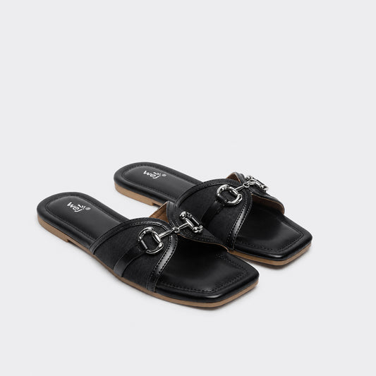 Black Casual Slipper 8003413