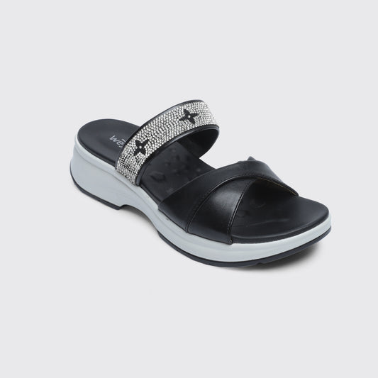 Black Casual Slipper 8003316