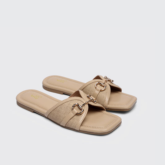 Beige Casual Slipper 8003413