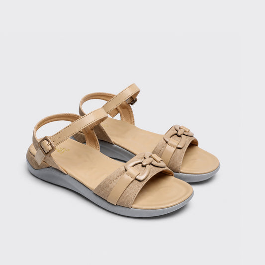 Beige Comfort Sandals 8002355