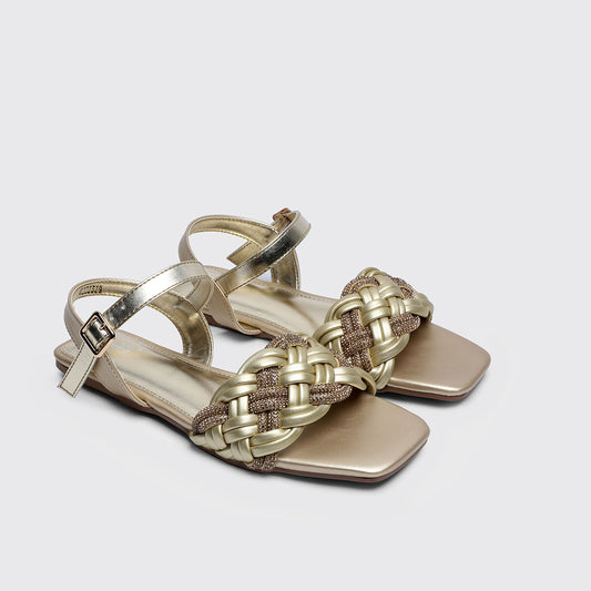 Gold Casual Sandals 8002329