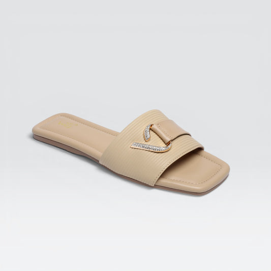 Beige Casual Slipper 8003709
