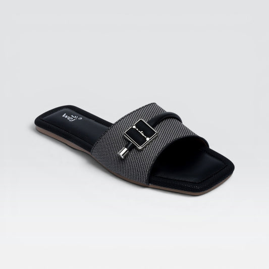 Black Casual Slipper 8003713