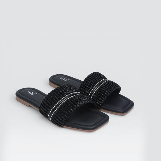 Black Casual Slipper 8003582