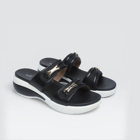Black Casual Slipper 8003655