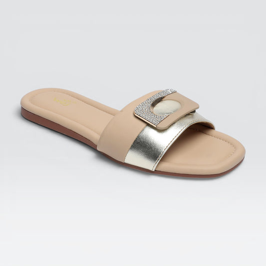 Beige Casual Slipper 8003586