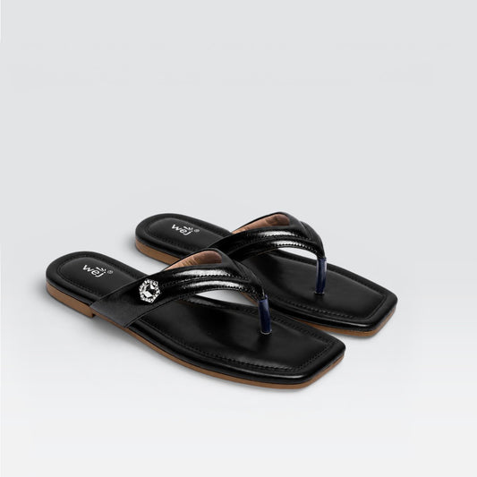 Black Casual Slipper 800186