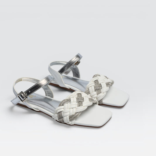 Silver Casual Sandals 8002329