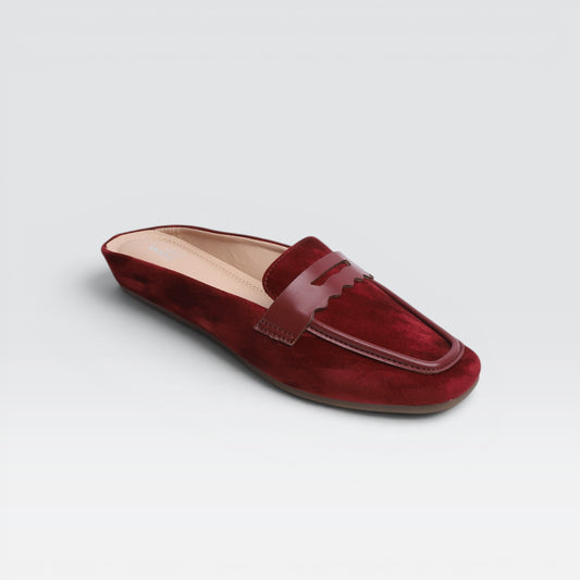 Maroon Casual Mules 8007249