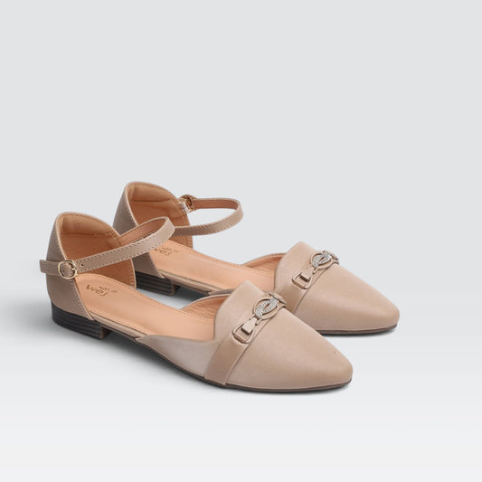 Beige Casual Pumps 8002387