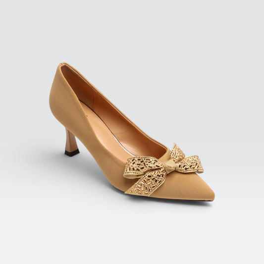 Beige Formal Court Shoes 8108258