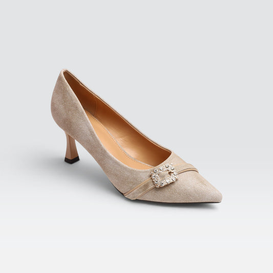 Beige Formal Court Shoes 8108257