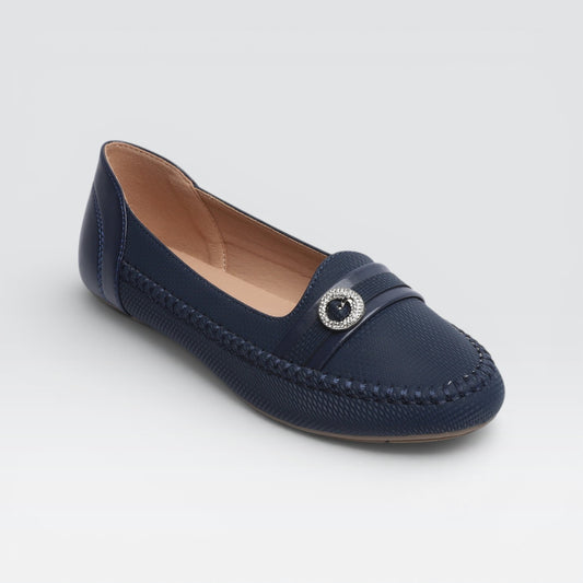 Navy Casual Moccasins 8004374