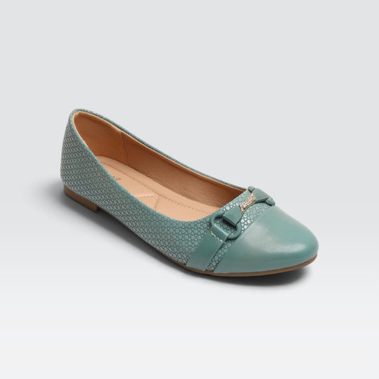Green Casual Pumps 8006353