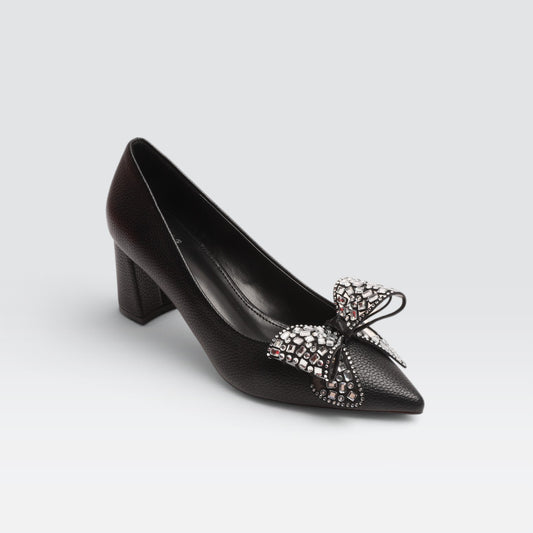Black Formal Court Shoes 8108261
