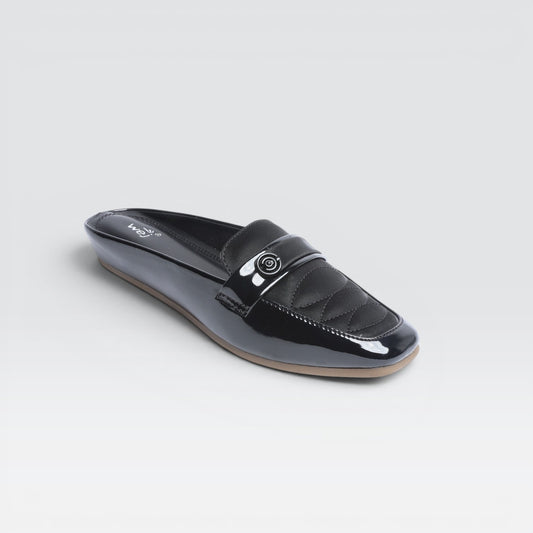 Black Casual Mules 8007251
