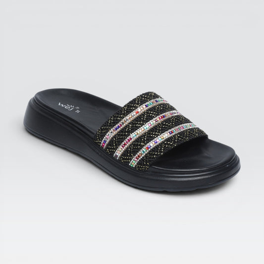 Black Casual Slipper 8003561