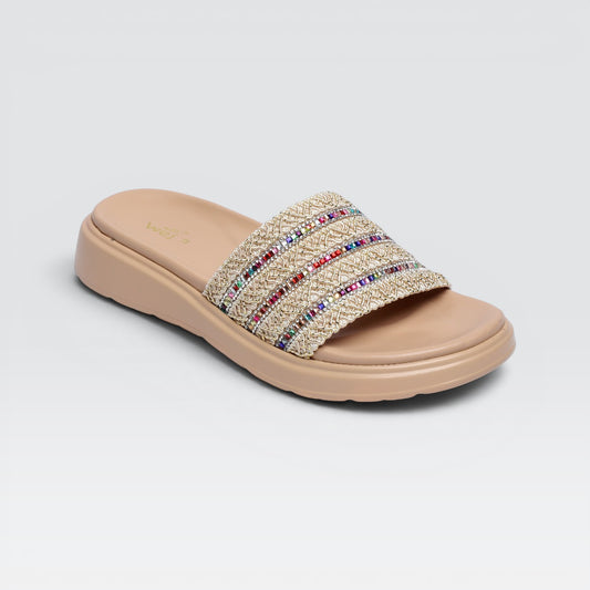Beige Casual Slipper 8003561