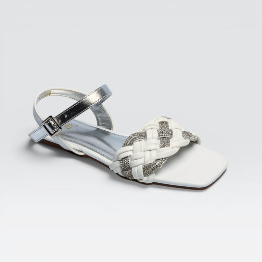 Silver Casual Sandals 8002329