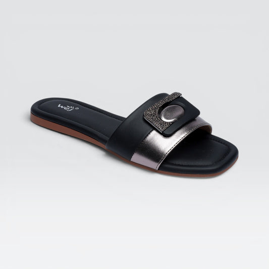 Black Casual Slipper 8003586