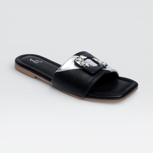 Black Casual Slipper 8003585