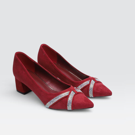 Maroon Formal Court Shoes 8108171