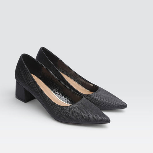 Black Formal Court Shoes 8108175