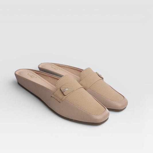Beige Casual Mules 8007252