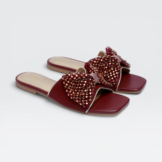 Maroon Casual Slipper 8003587