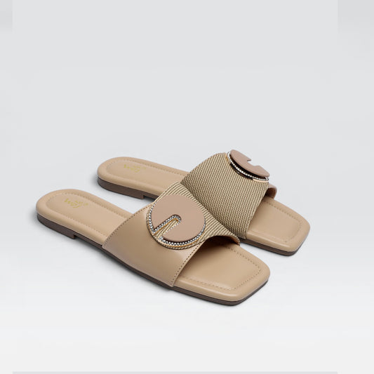 Beige Casual Slipper 8003715