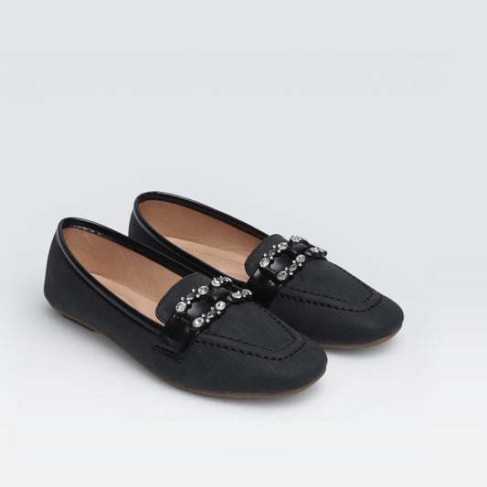Black Casual Moccasins 8004409