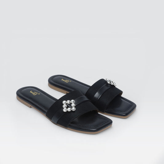 Black Casual Slipper 8003426