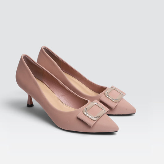 Beige Formal Court Shoes 8108163