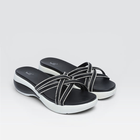 Black Casual Slipper 8003656