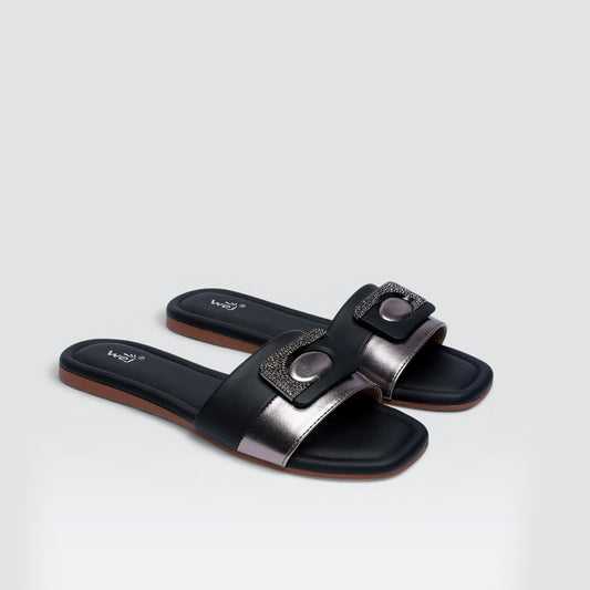 Black Casual Slipper 8003586