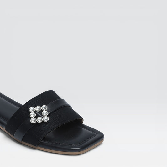 Black Casual Slipper 8003426