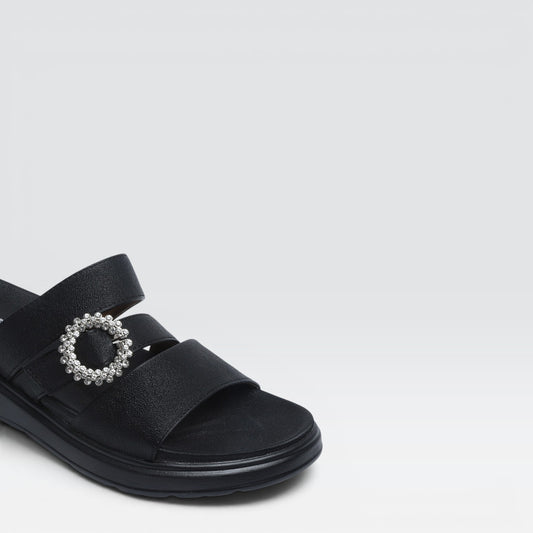 Black Comfort Slides 8003558
