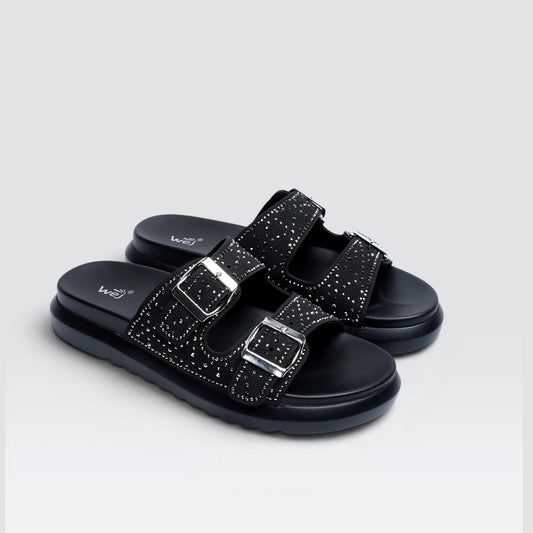 Black Comfort Slides 8003565
