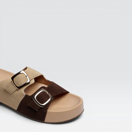 Beige Comfort Slides 8003552